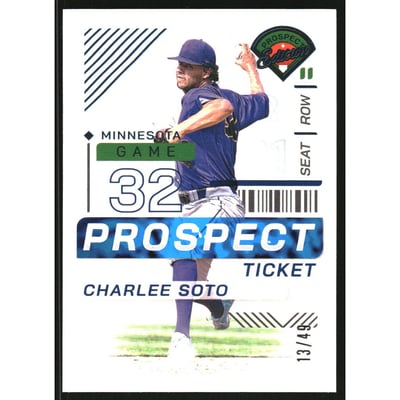 2024 Panini Prospect Edition Teal #192 Charlee Soto