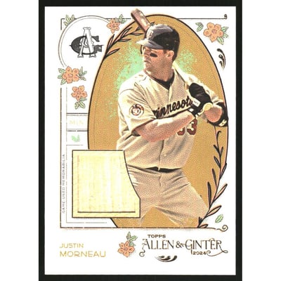 2024 Topps Allen and Ginter Relics #AGRJMO Justin Morneau B