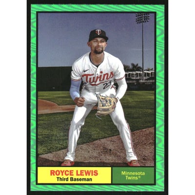 2024 Topps Archives Green Foilboard #32 Royce Lewis