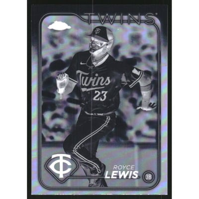 2024 Topps Chrome Negative Refractors #217 Royce Lewis