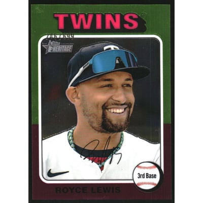 2024 Topps Heritage Chrome #577 Royce Lewis HN/699