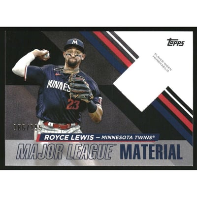 2024 Topps Major League Material Black #MLM2RL Royce Lewis S2