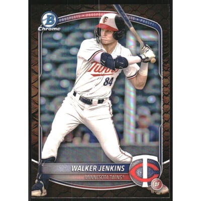 2025 Bowman Chrome Prospects Reptilian Refractors #BCP1 Walker Jenkins
