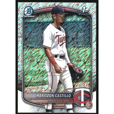 2025 Bowman Chrome Prospects Shimmer Refractors #BCP161 Haritzon Castillo