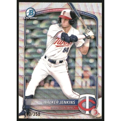 2025 Bowman Chrome Prospects Wave Refractors #BCP1 Walker Jenkins