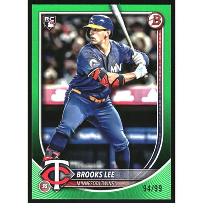 2025 Bowman Green #72 Brooks Lee
