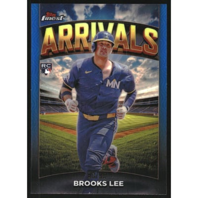 2025 Finest Arrivals Blue Refractors #A1 Brooks Lee