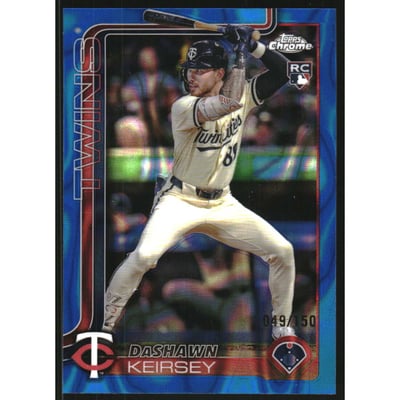 2025 Topps Chrome Blue Lava Refractors #19 DaShawn Keirsey