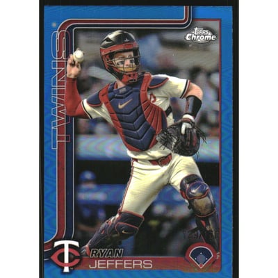 2025 Topps Chrome Blue Refractors #65 Ryan Jeffers