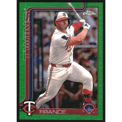 2025 Topps Chrome Green Refractors #228 Ty France