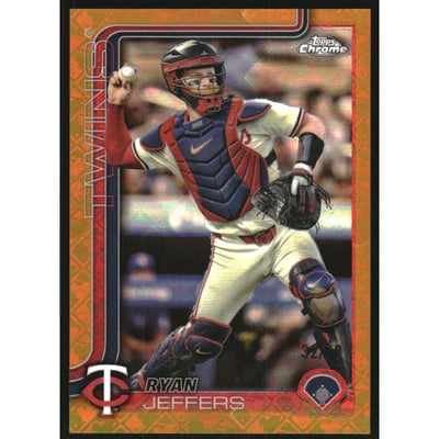 2025 Topps Chrome Logofractor Gold Refractors #65 Ryan Jeffers
