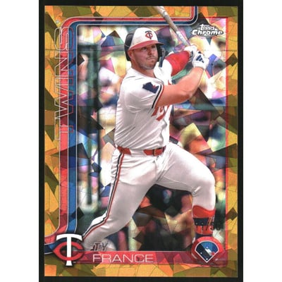 2025 Topps Chrome Sapphire Gold Refractors #228 Ty France