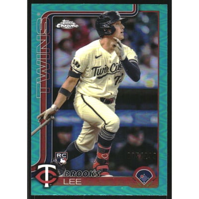 2025 Topps Chrome Teal Refractors #234 Brooks Lee