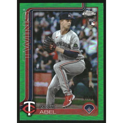 2025 Topps Chrome Update Green Refractors #USC49 Mick Abel