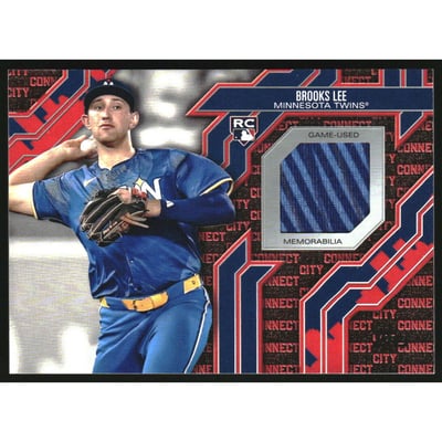 2025 Topps City Connect Swatches #CC2BE Brooks Lee S2
