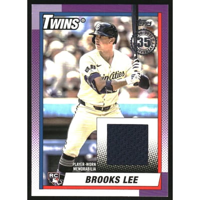 2025 Topps Update '90 Topps Relics #90RUBL Brooks Lee