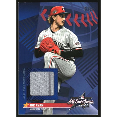 2025 Topps Update All-Star Stitches Relics #ASJRY Joe Ryan
