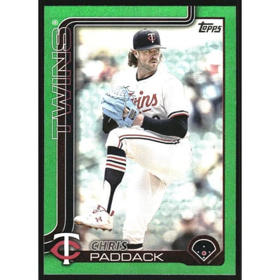 2025 Topps Update Green Rainbow Foil #US73 Chris Paddack