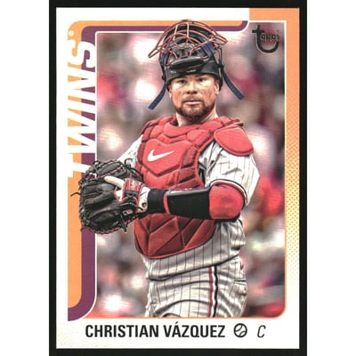 2025 Topps Update Vintage Stock #US7 Christian Vazquez
