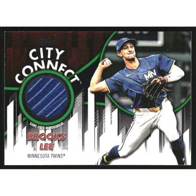 2026 Topps City Connect Swatches Green #CCBL Brooks Lee