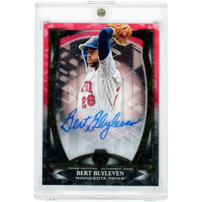 Bert Blyleven Minnesota Twins Autographed 2019 Topps Tribute Iconic Perspectives Red #IAP-BB #6/10 Card