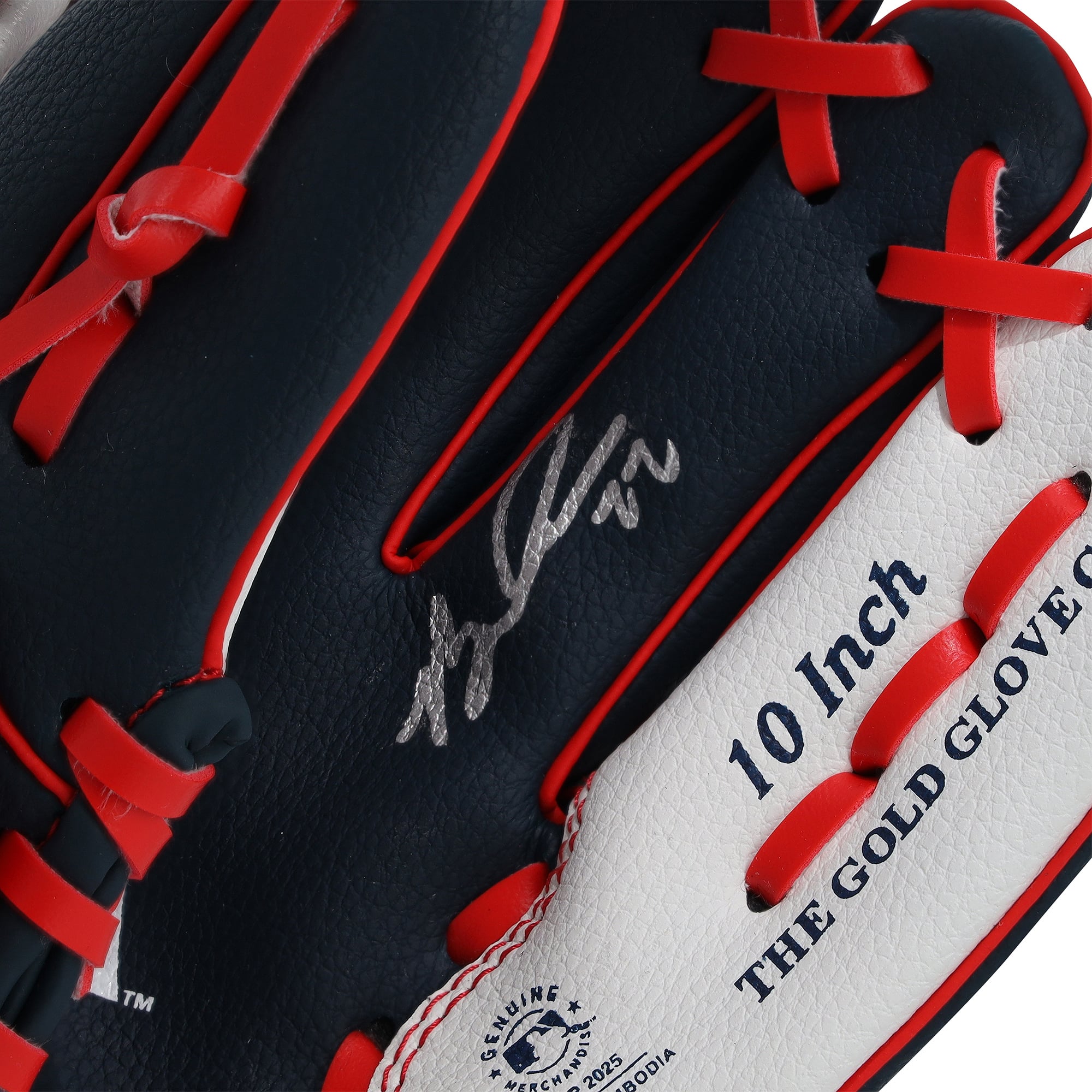 Gant de collection Rawlings 10" autographié par Brooks Lee des Twins du Minnesota, avec logo de l'équipe