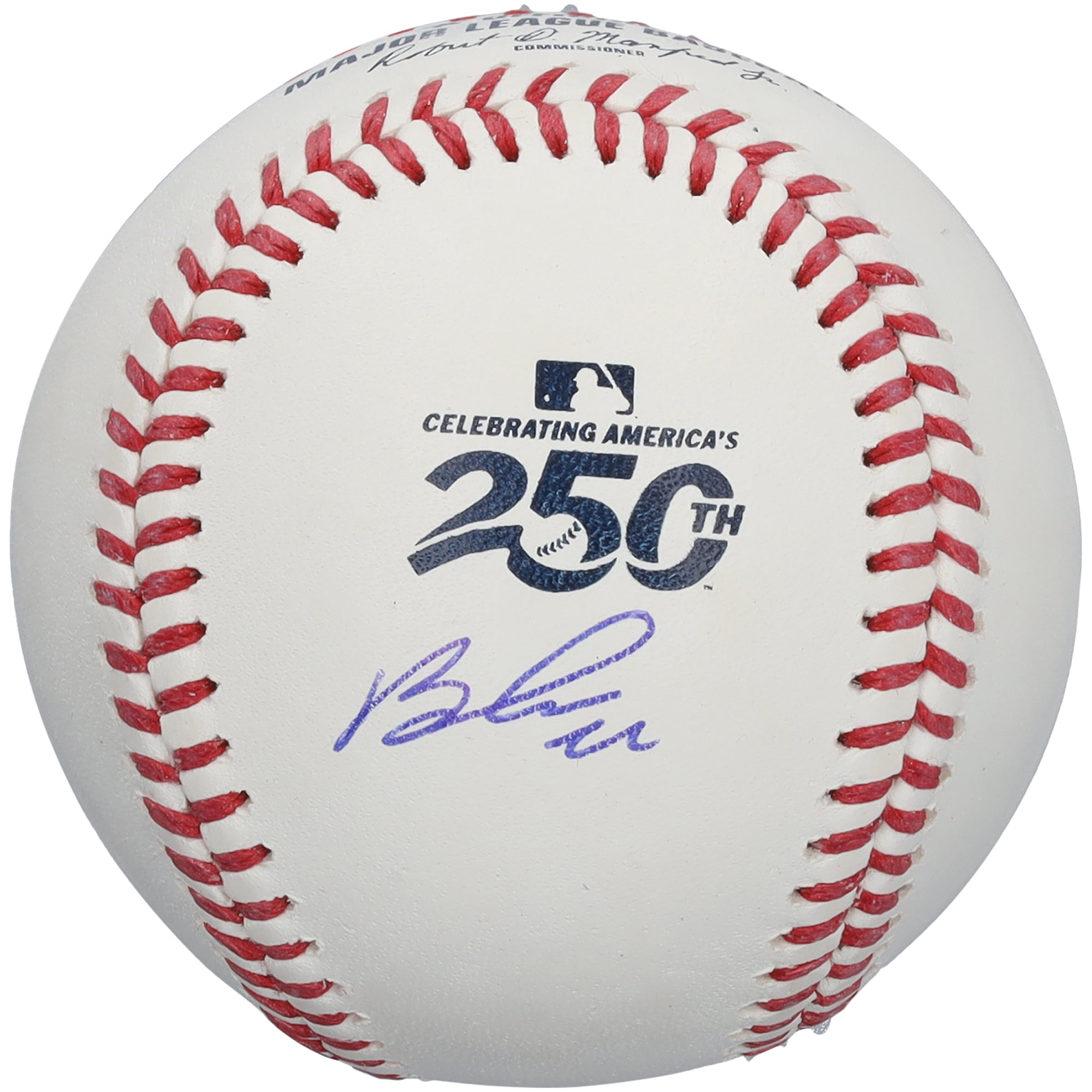 Balle de baseball autographiée par Brooks Lee des Minnesota Twins, logo USA 250e anniversaire