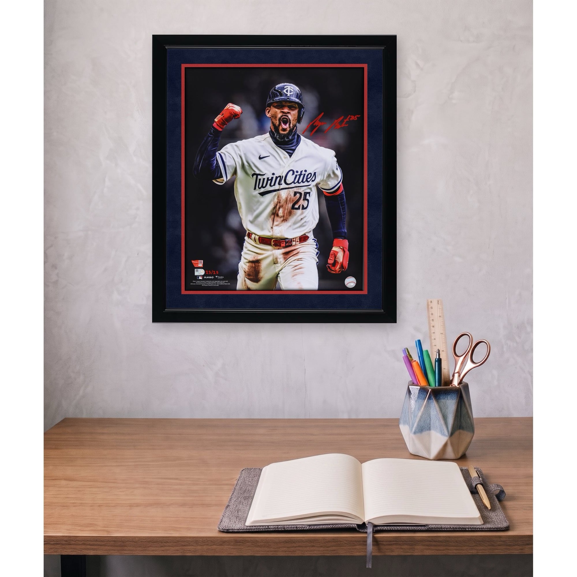 Byron Buxton Minnesota Twins Autographed 16" x 20" Unleashed Photograph - Limited Edition of 25
