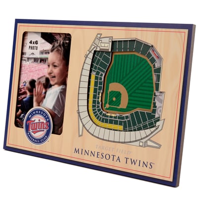 Minnesota Twins Fanpoint 3D StadiumView Picture Frame
