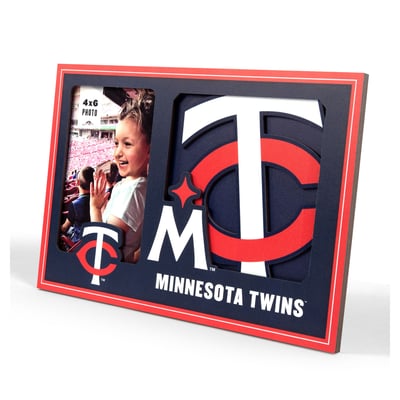 Minnesota Twins IDNA 3D Logo Series Picture Frame