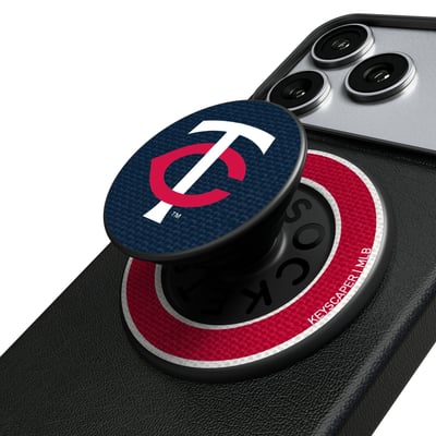 Minnesota Twins Keyscaper PopSockets Magnetic Phone Grip & Stand