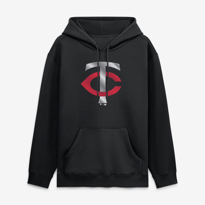 Minnesota Twins Metallic Mascot Hoodie - Black