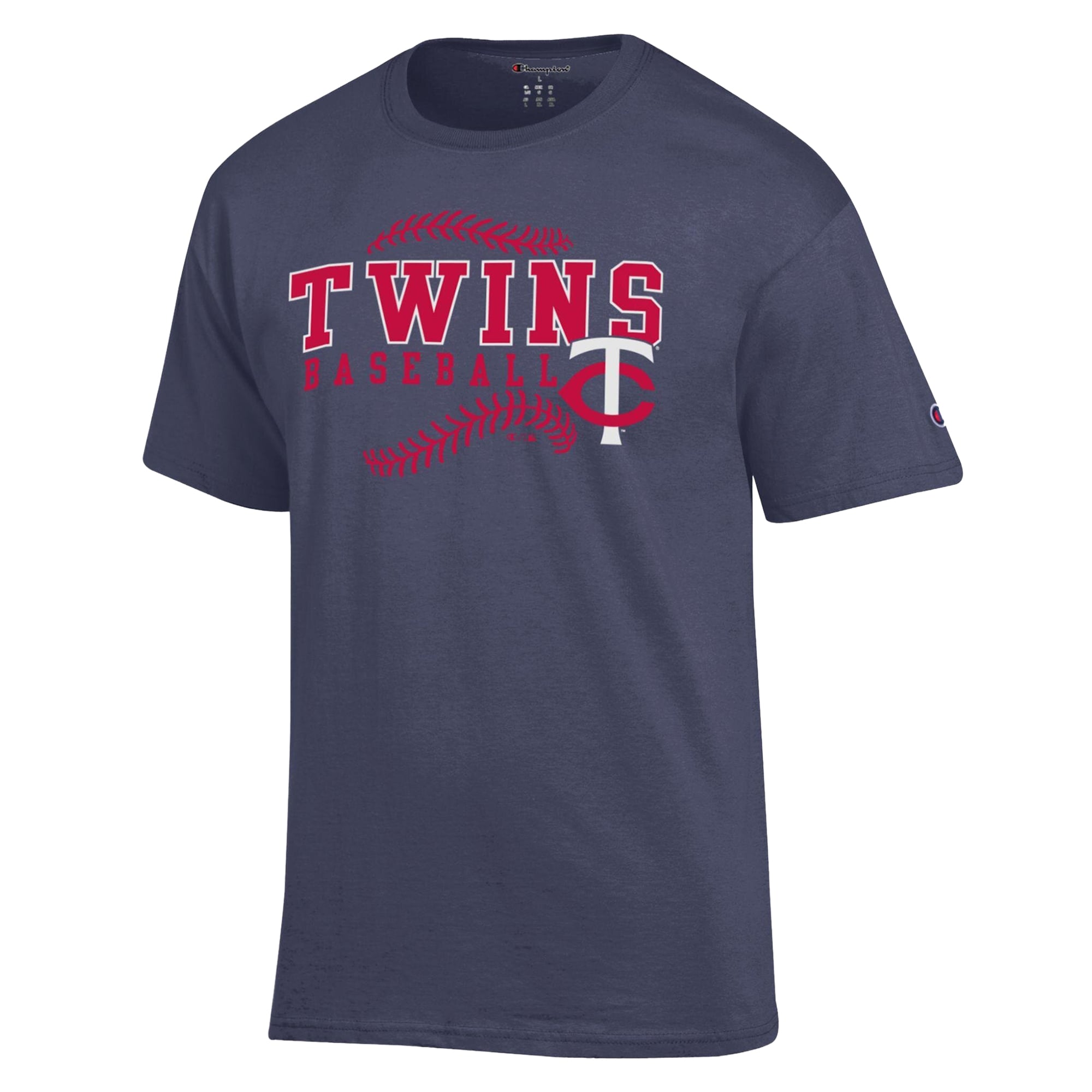 Men's Champion Navy Minnesota Twins Baseball T-Shirt