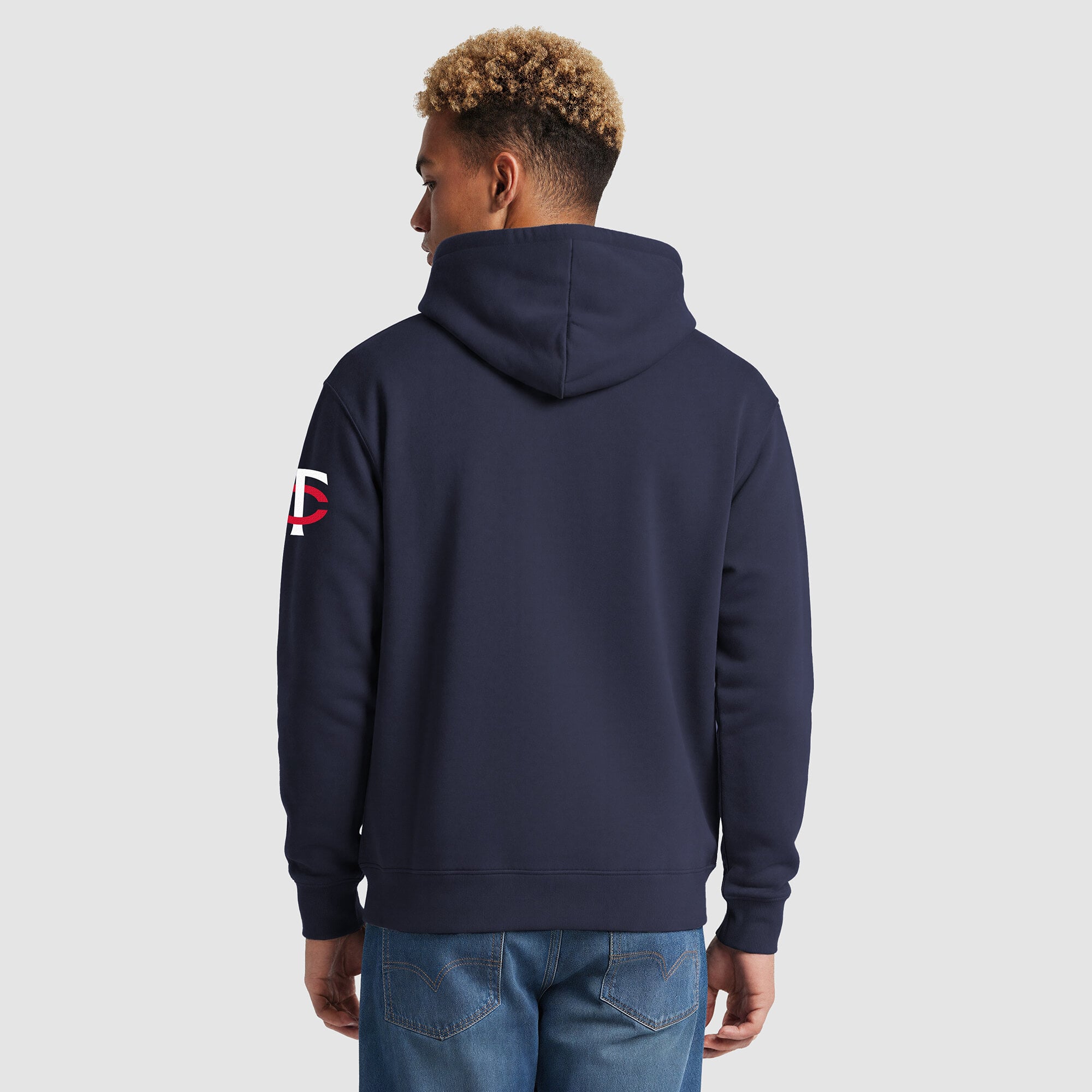 Sweat à capuche polaire Champion bleu marine Minnesota Twins pour homme