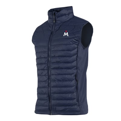 Minnesota Twins Columbia  Powder Pass Hybrid Full-Zip Vest - Navy