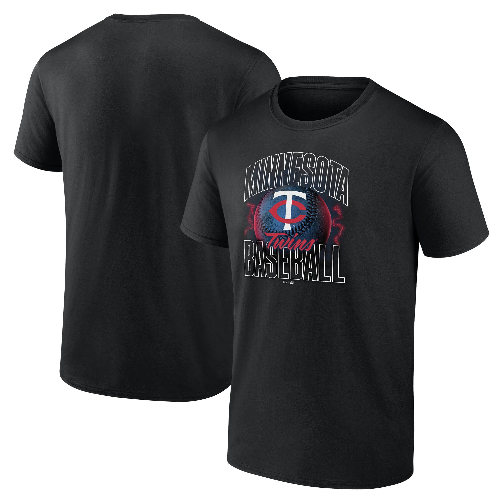 Men's Fanatics Black Minnesota Twins Match Up T-Shirt