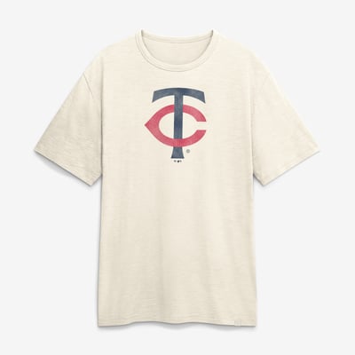 Minnesota Twins Fanatics Stadium Slub T-Shirt - Cream