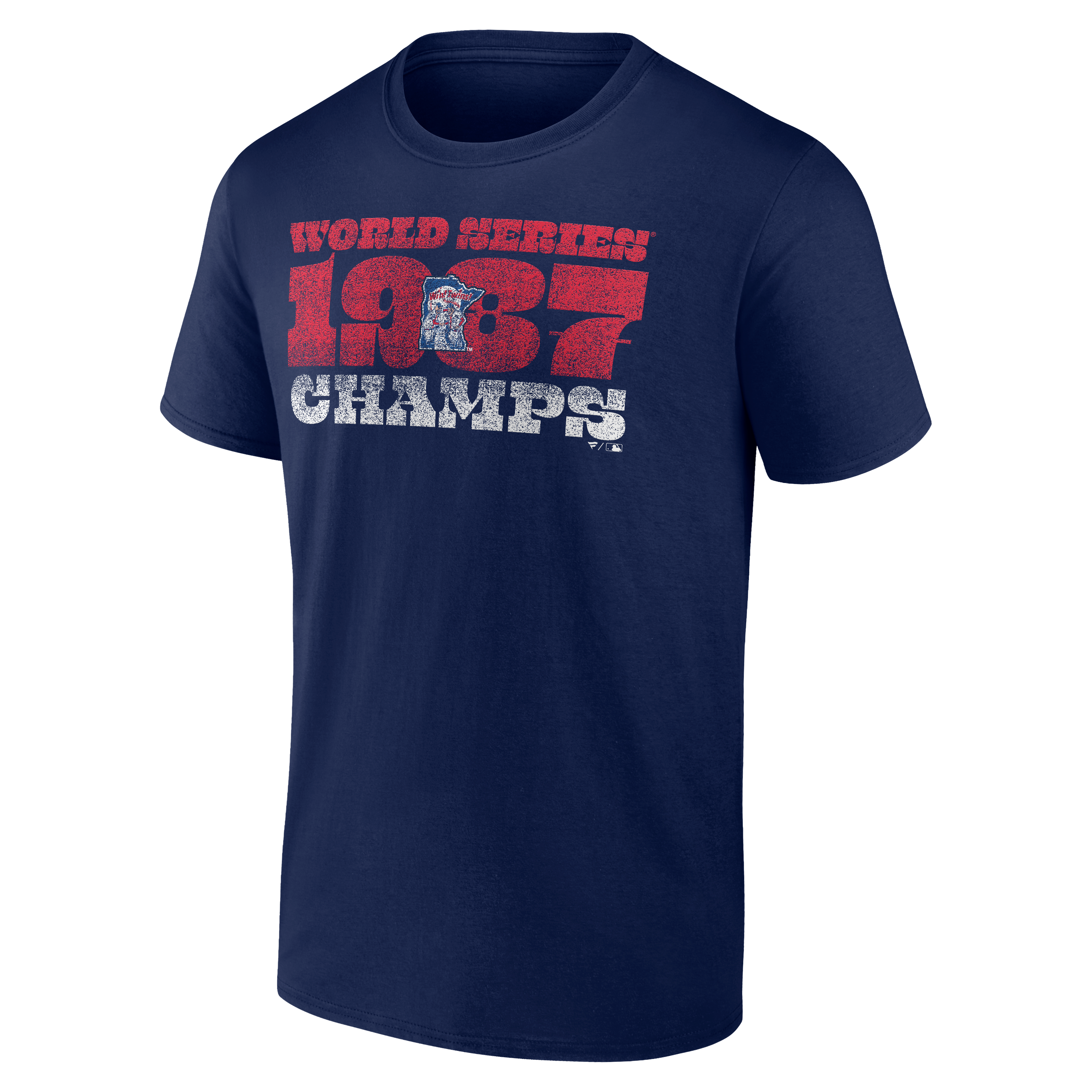 Men's Fanatics Navy Minnesota Twins 1987 World Series Champs T-Shirt