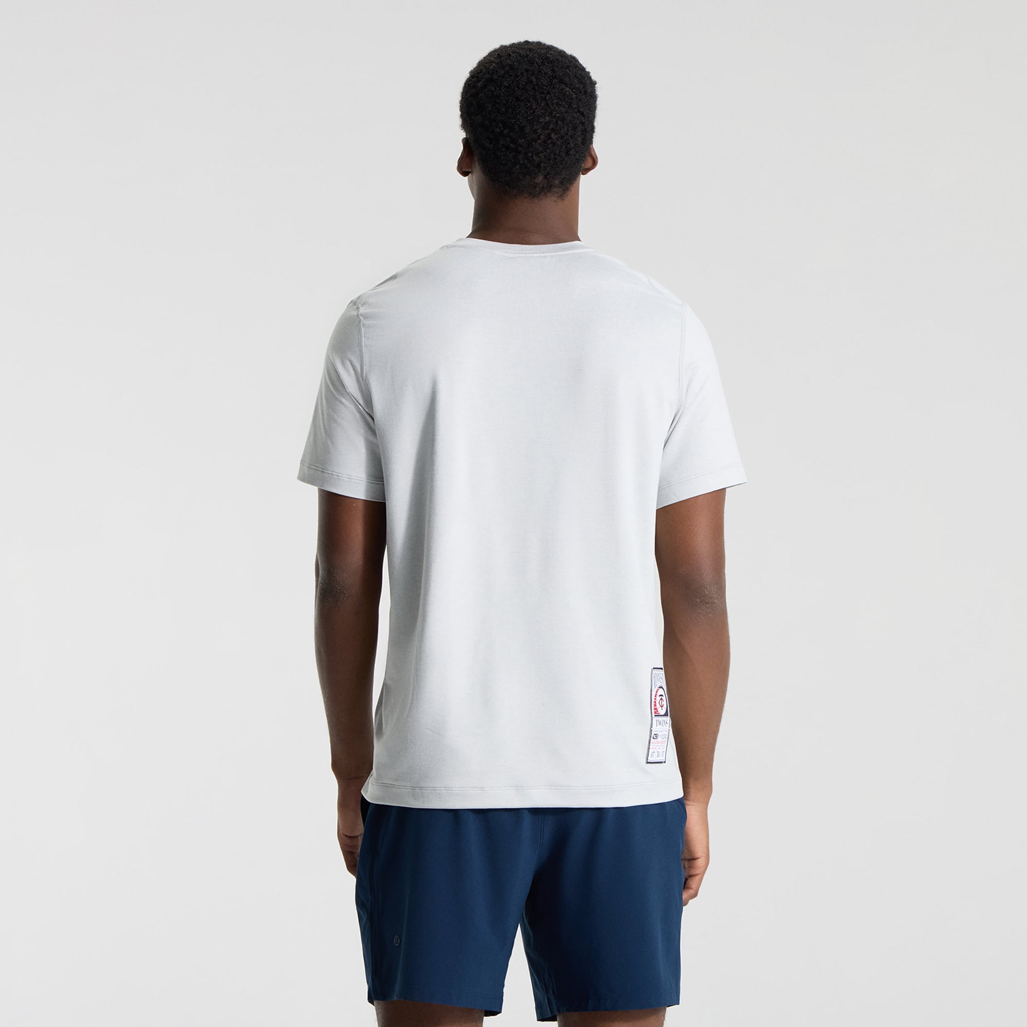 T-shirt en jersey doux pour homme lululemon Heathered Silver Drop Minnesota Twins