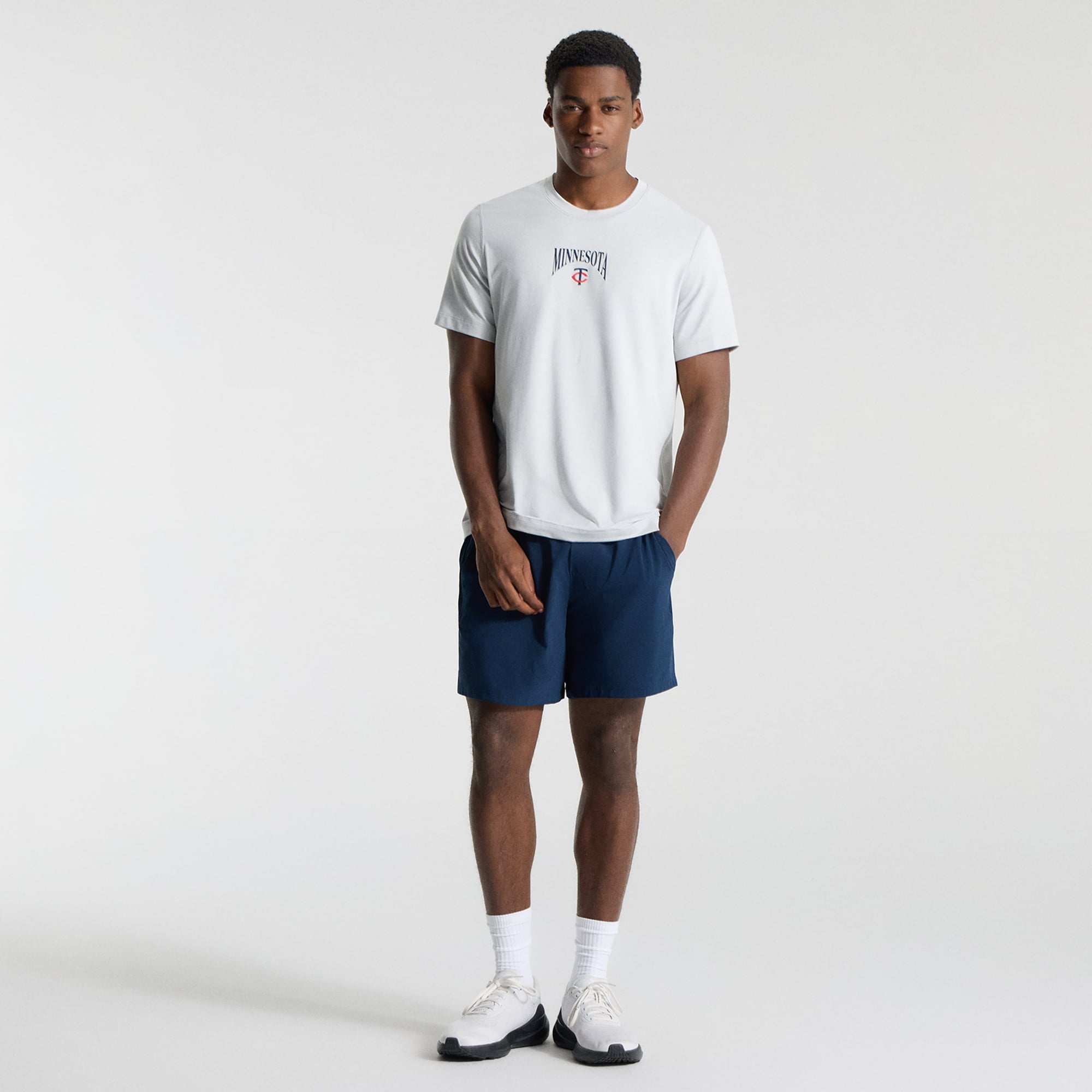 T-shirt en jersey doux pour homme lululemon Heathered Silver Drop Minnesota Twins