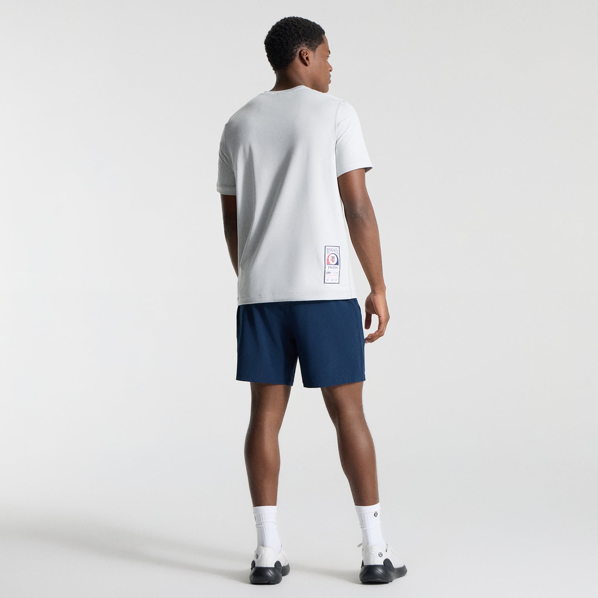 T-shirt en jersey doux pour homme lululemon Heathered Silver Drop Minnesota Twins