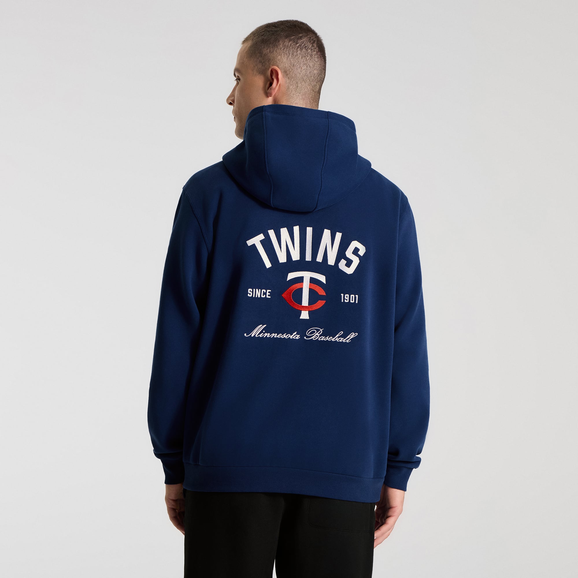 Sweat à capuche Steady State Midnight Shadow Minnesota Twins pour homme de lululemon