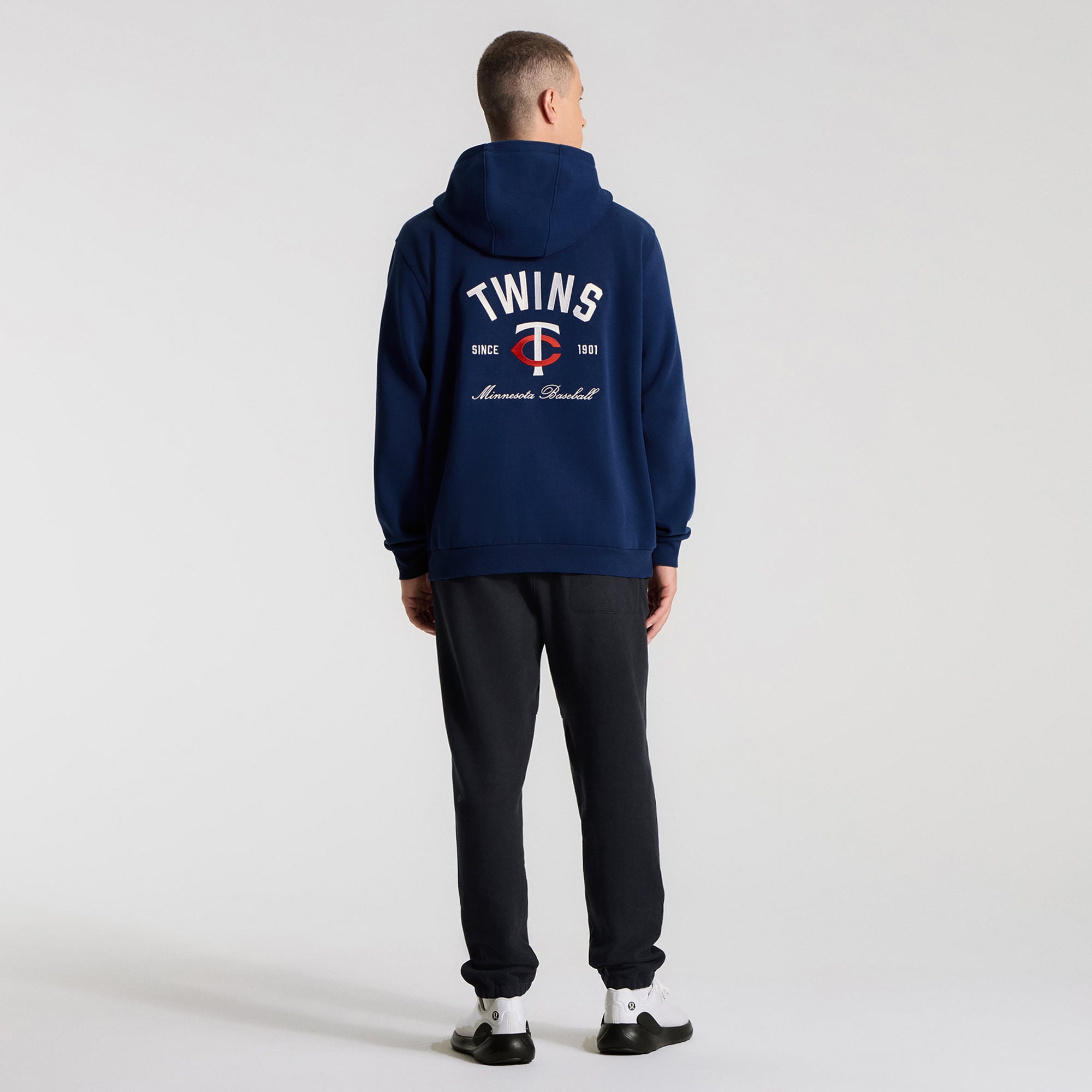 Sweat à capuche Steady State Midnight Shadow Minnesota Twins pour homme de lululemon