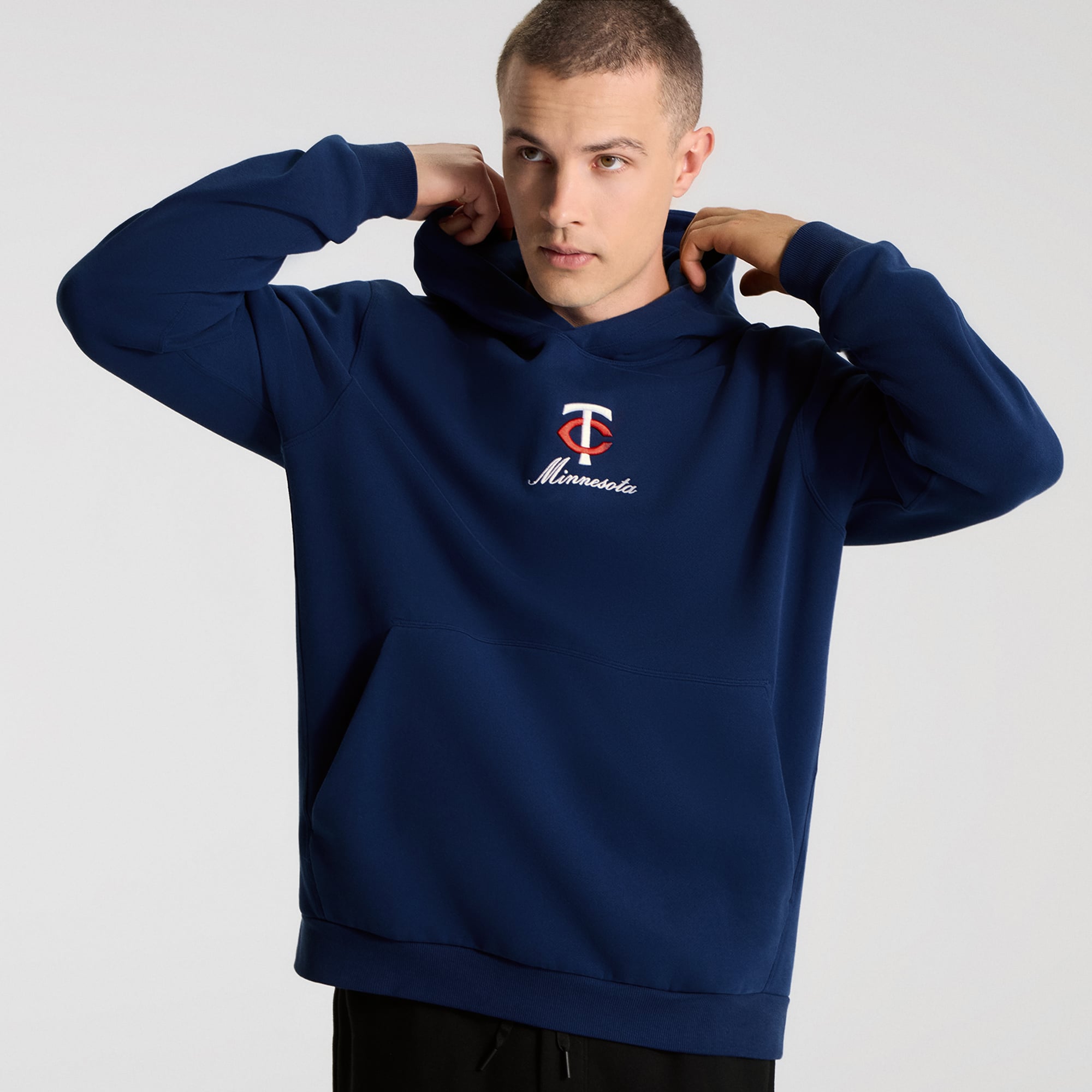 Sweat à capuche Steady State Midnight Shadow Minnesota Twins pour homme de lululemon