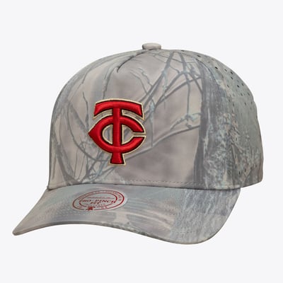 Minnesota Twins Mitchell & Ness Perfect Pro Pinch Adjustable Hat - Camo