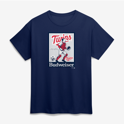 Minnesota Twins Budweiser T-Shirt - Navy