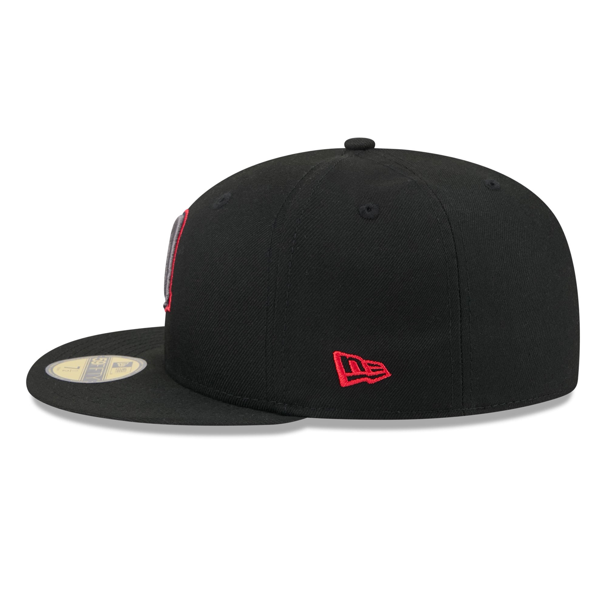 Casquette ajustée New Era 59FIFTY pour homme, noire, Minnesota Twins, coloris pop