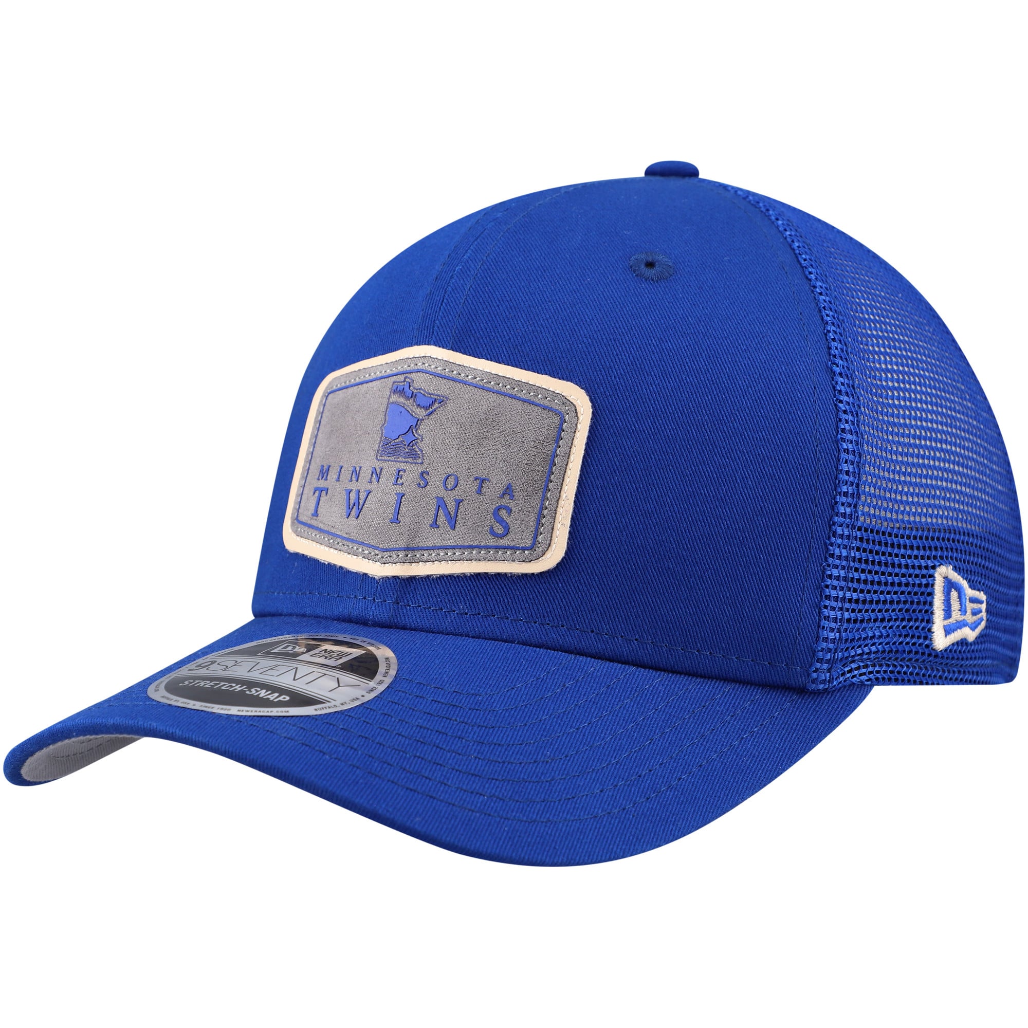 Minnesota Twins New Era Labeled 9SEVENTY Stretch-Snap Hat - Blue