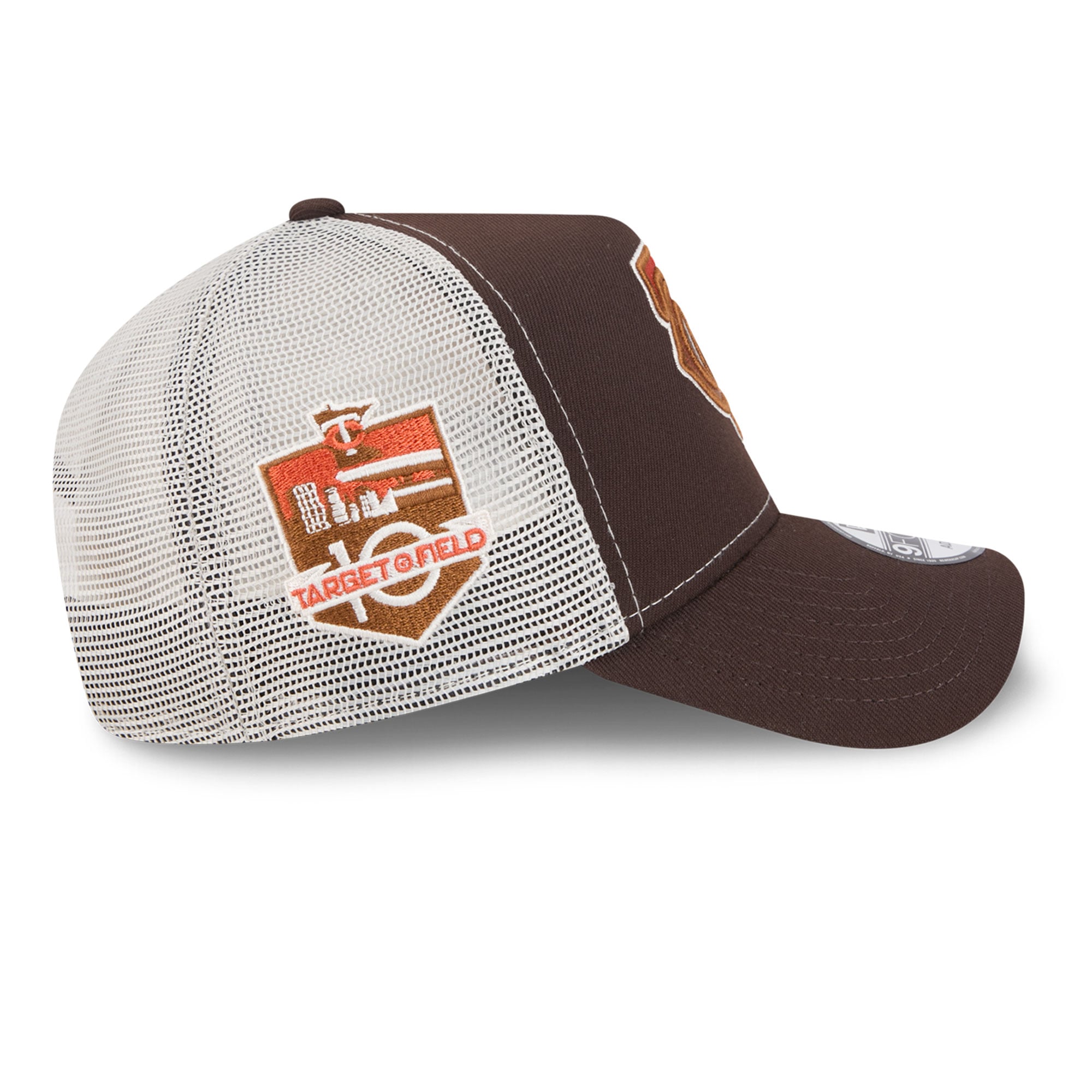 Casquette trucker ajustable New Era 9FORTY marron Minnesota Twins Pumpkin Spice pour homme