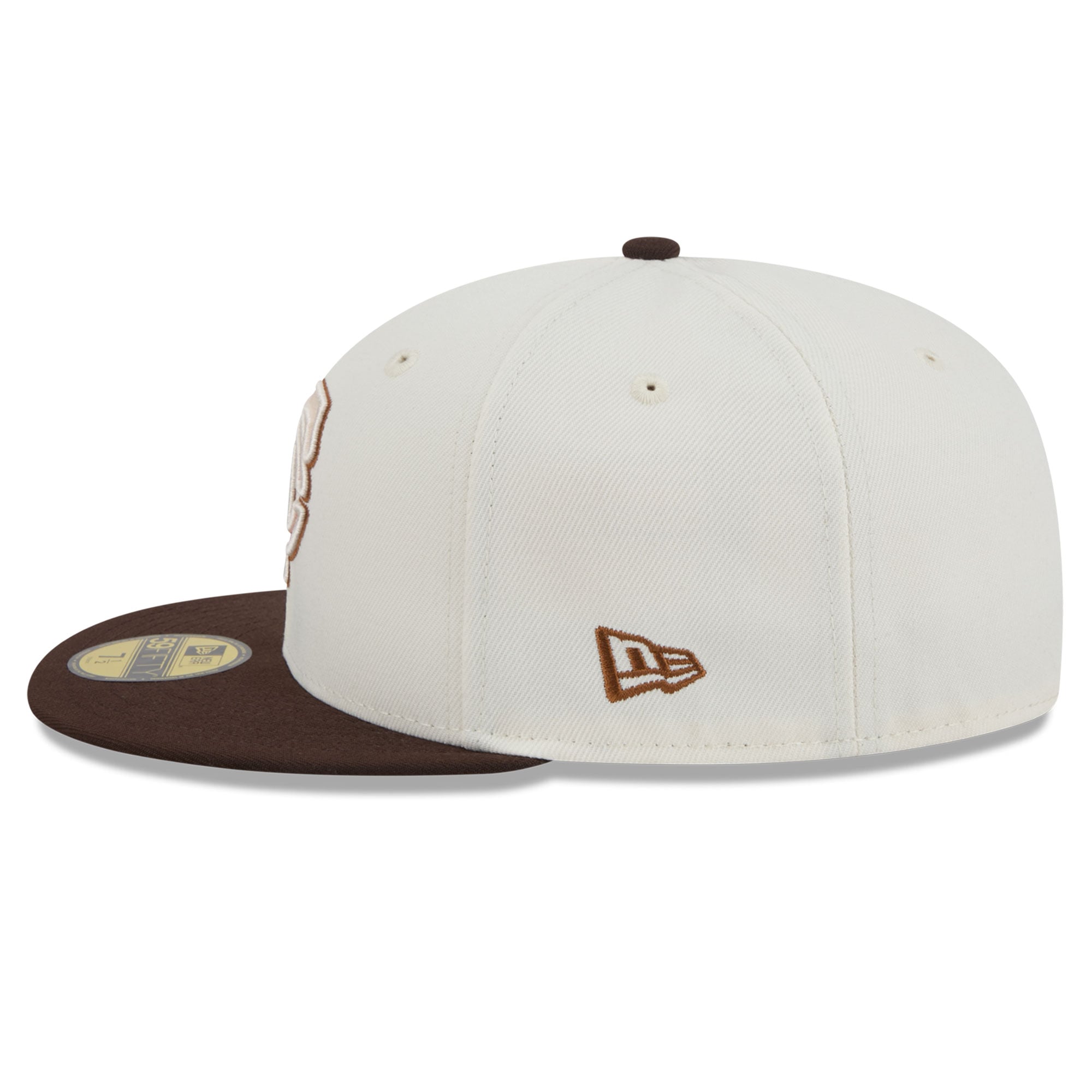 Casquette ajustée New Era 59FIFTY pour homme, coloris naturel/marron Minnesota Twins, motif citrouille épicée